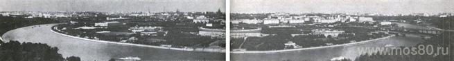 Панорама Москвы с Ленинских гор