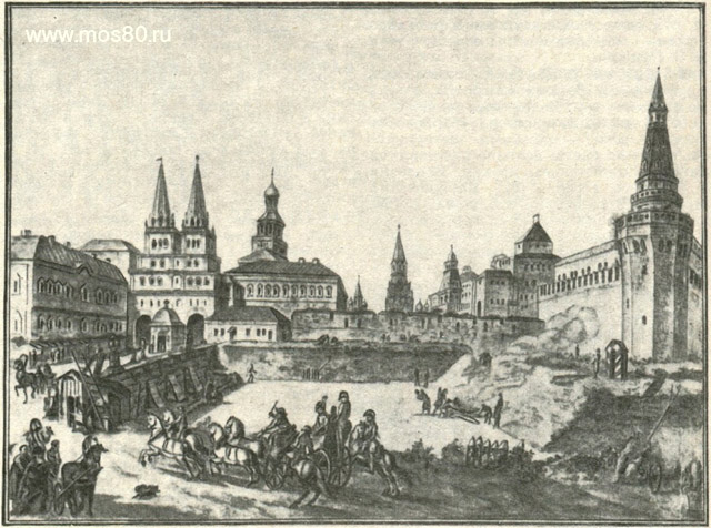 Воскресенский бастион у Угловой Арсенальной башни Кремля