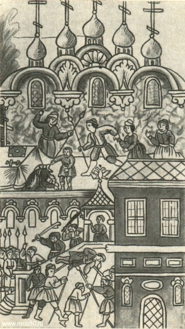 Восстание 1682. Восставше стрельцы в Кремле