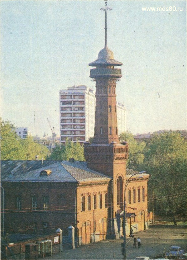 Пожарная каланча на здании бывшей Сокольнической части